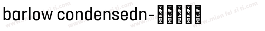 barlow condensedn字体转换